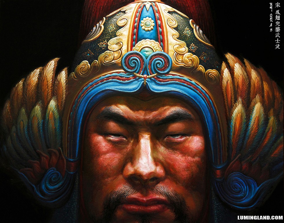“消逝的魂灵”系列之 《南宋凤翅兜鍪武仕灵》 - 钢铁大地!!!LUMINGLAND钢铁大地!!!LUMINGLAND